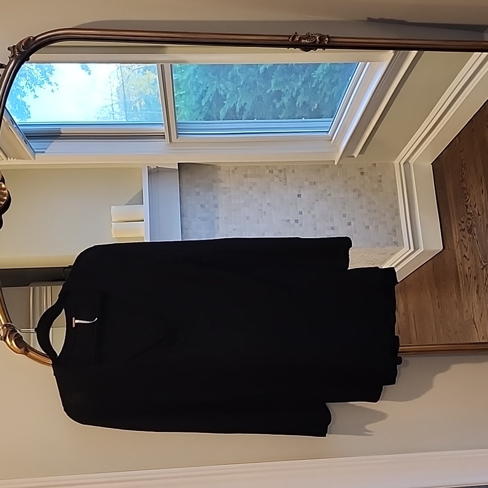 Free people black long sleeve tunic size Large